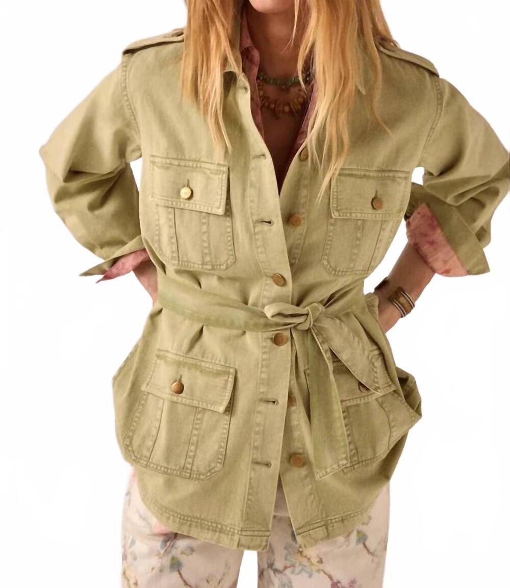 NEW MAISON HOTEL noa jacket in army khaki